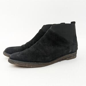 Stuart Weitzman Black Suede Booties - 11.5